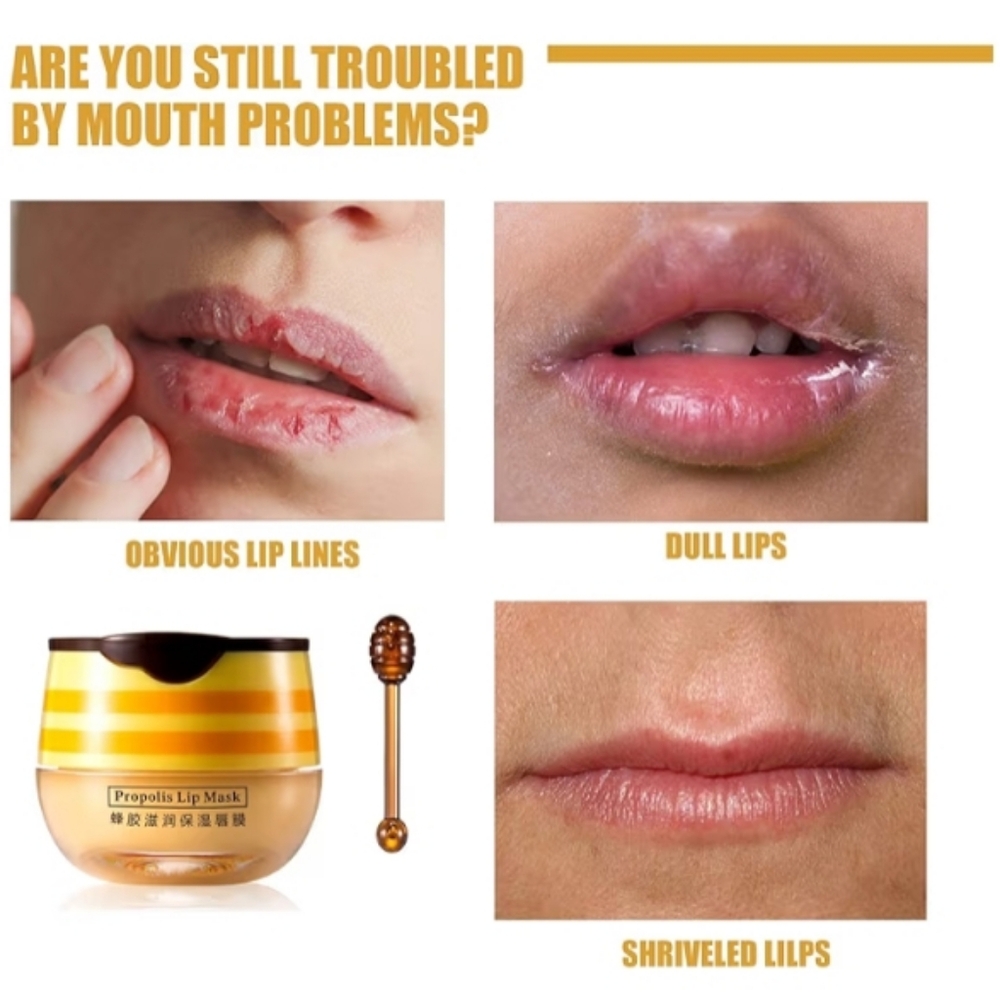 HcHana HONEY DRY LIP MASK NEW IN BOX WITH APPLICATOR - Picture 5 of 6